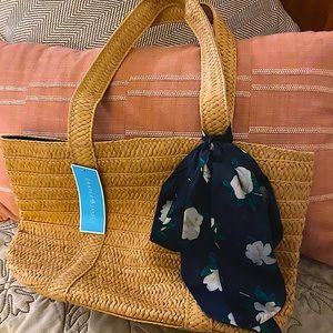 Draper James Straw Tote